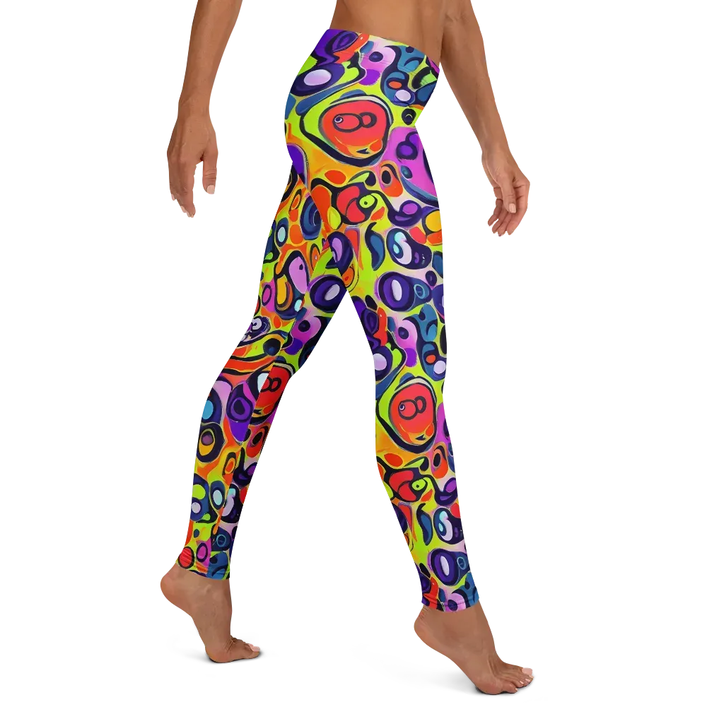 Psychedelic Pebbles on Leggings — Right