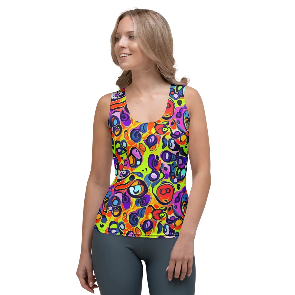 Psychedelic Pebbles on Women's Tank Top — Front