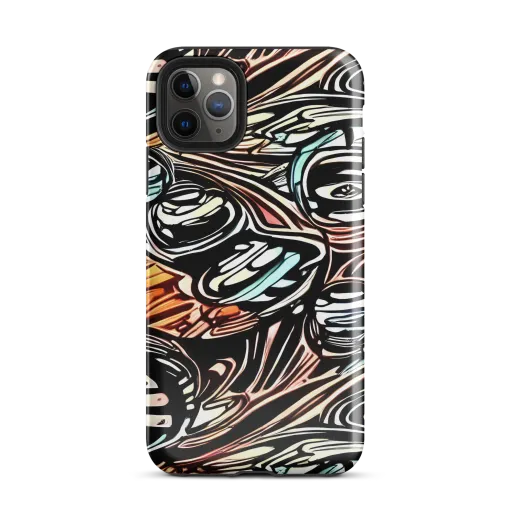 Blackwave Bloom on a Tough Case for iPhone®