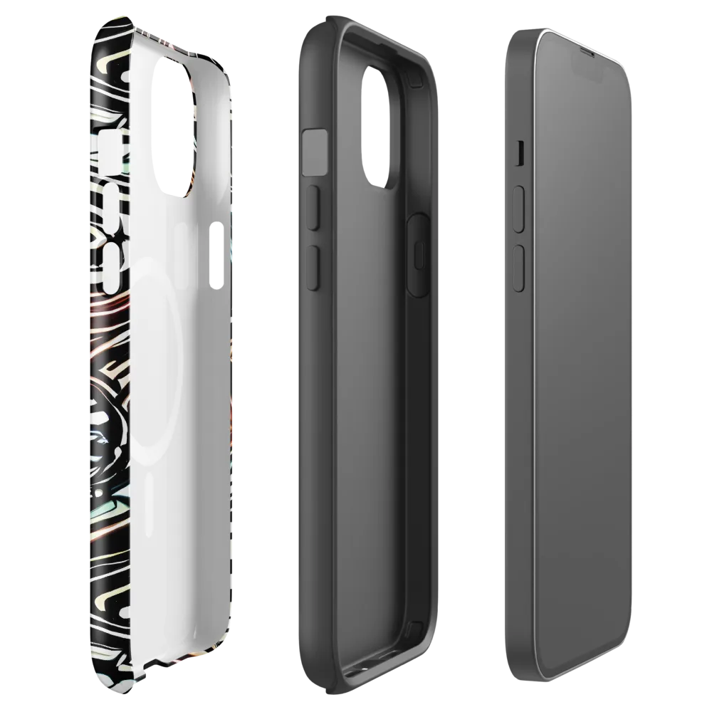 Blackwave Bloom on MagSafe Tough Case for iPhone® — Front