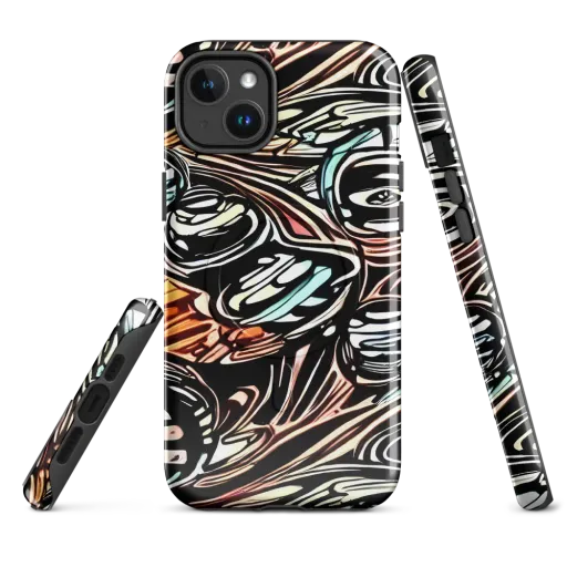 Blackwave Bloom on a MagSafe Tough Case for iPhone®