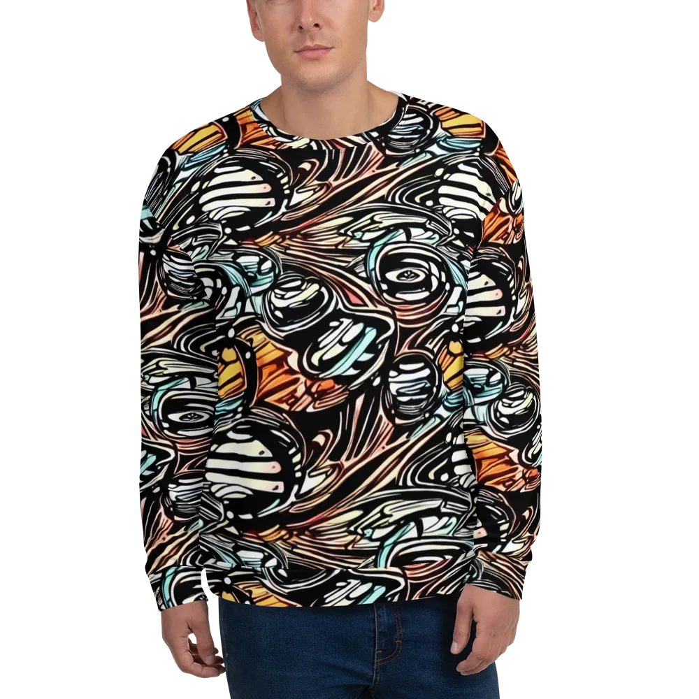 Blackwave Bloom on Sweatshirt — Front