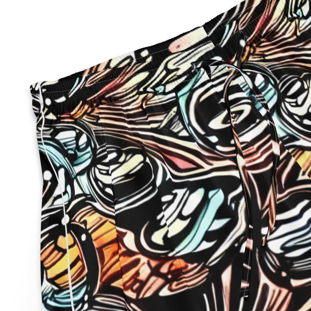 Blackwave Bloom on Women's Pajama Shorts — Product details