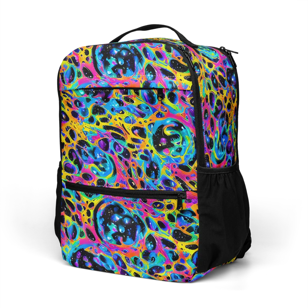 Luminous Spill on Utility Backpack — Left Front