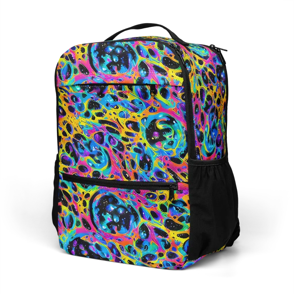 Luminous Spill on Utility Backpack — Left Front