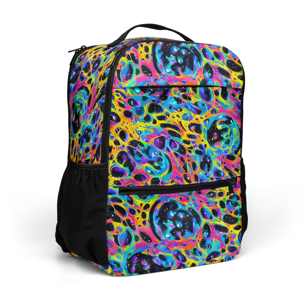 Luminous Spill on Utility Backpack — Right Front