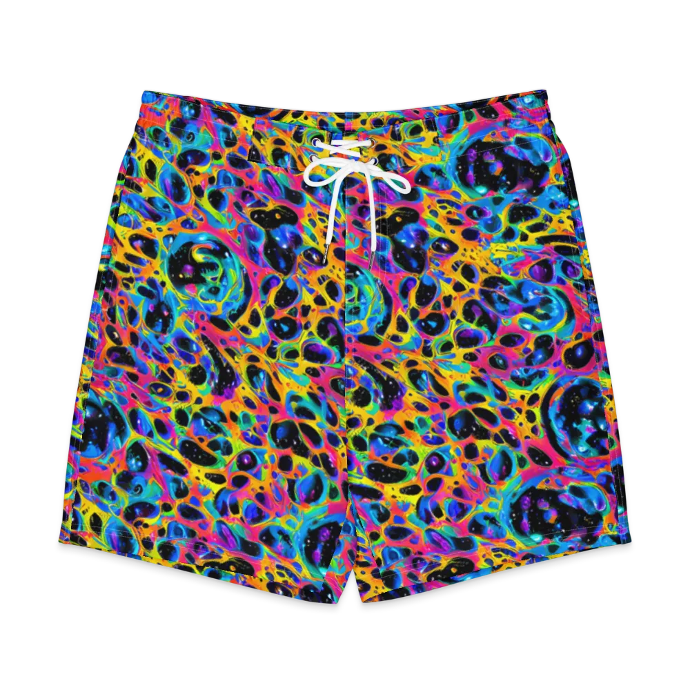 Luminous Spill on Men's Board Shorts — Front