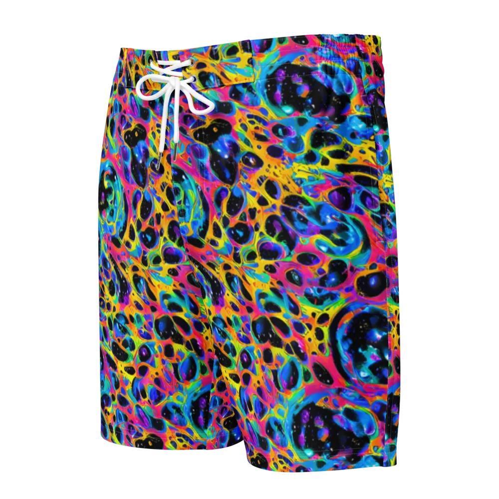 Luminous Spill on Men's Board Shorts — Front