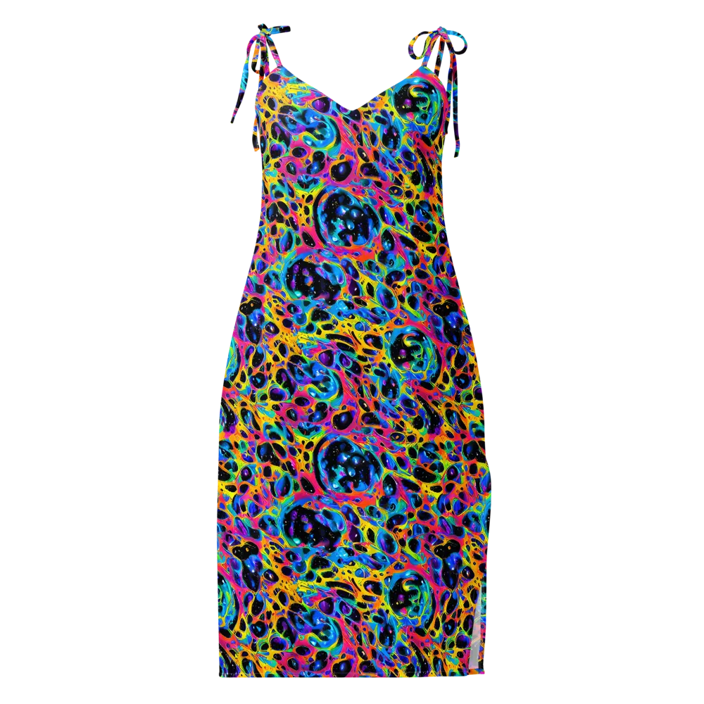 Luminous Spill on Slip Dress — Front