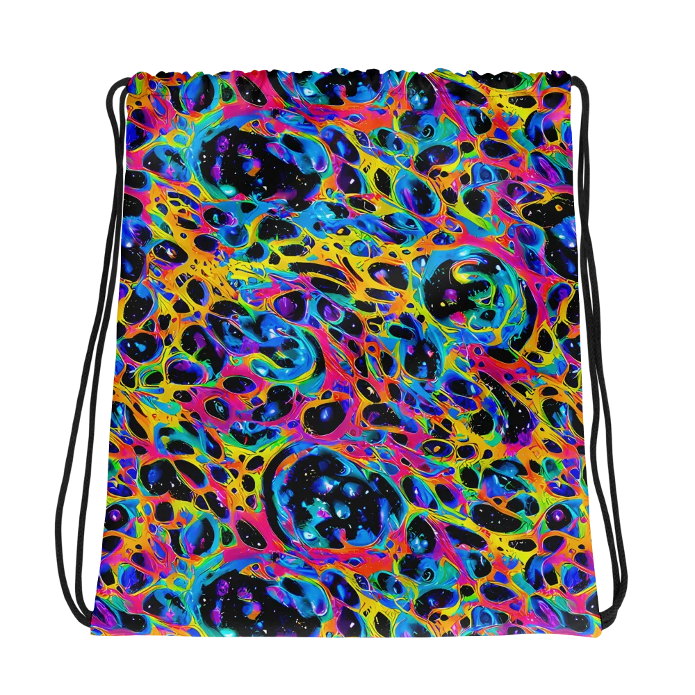 Luminous Spill on Drawstring Bag — Photo