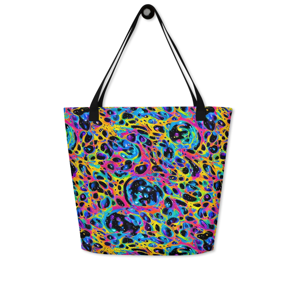 Luminous Spill on Large Tote Bag W/ Pocket — Front