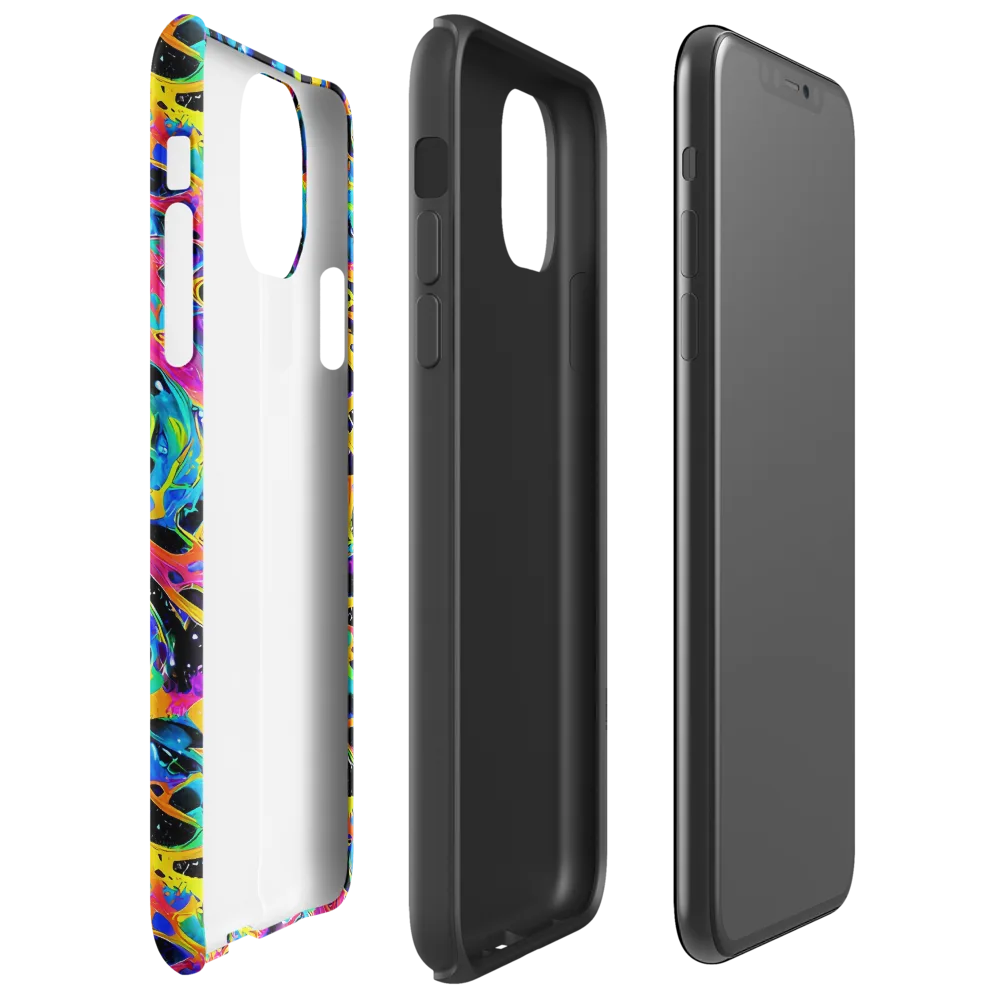 Luminous Spill on Tough Case for iPhone® — Right