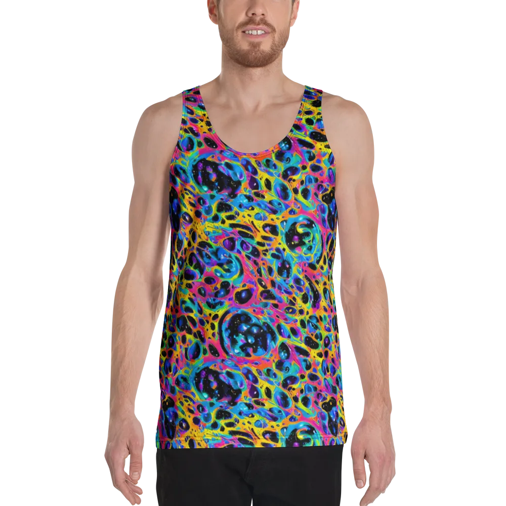 Luminous Spill on Men's Tank Top — Front
