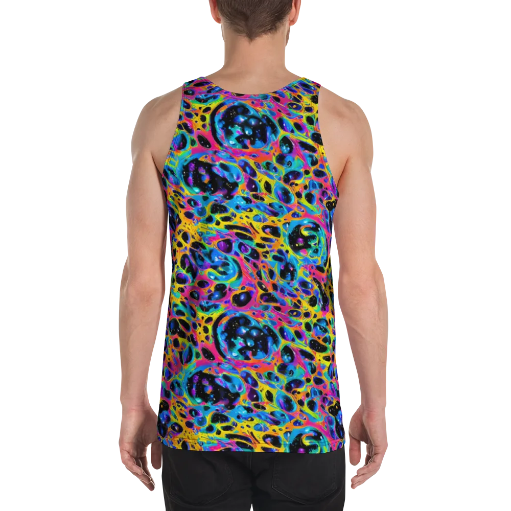 Luminous Spill on Men's Tank Top — Back