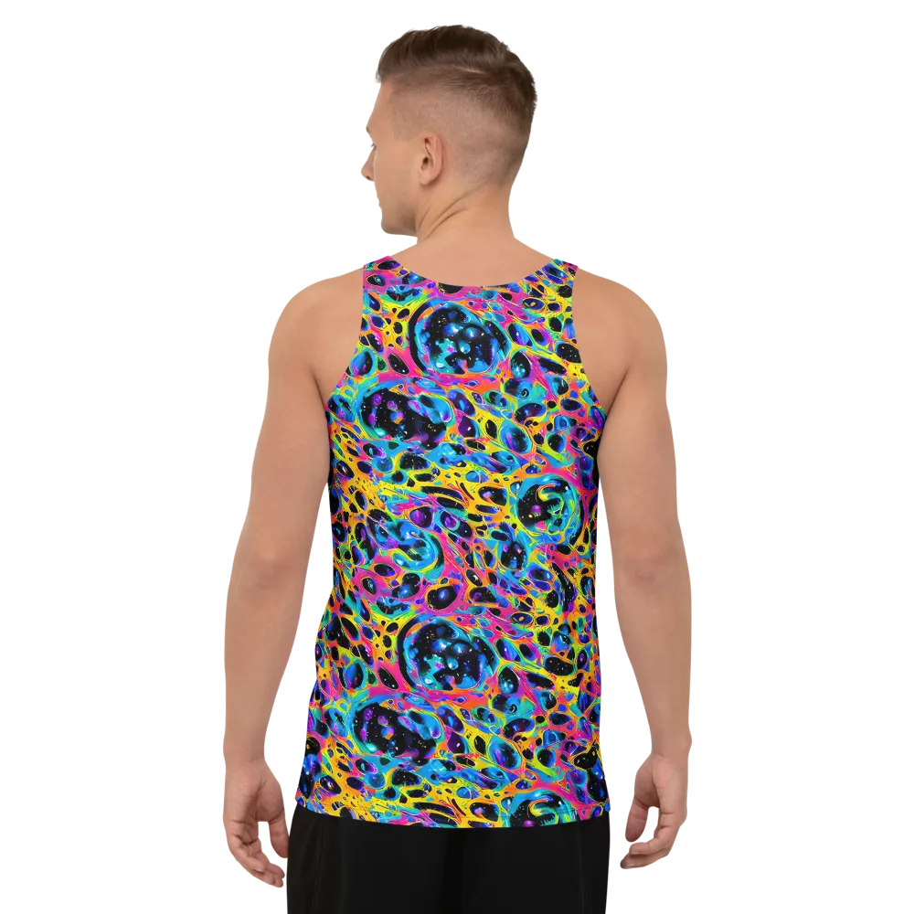 Luminous Spill on Men's Tank Top — Back