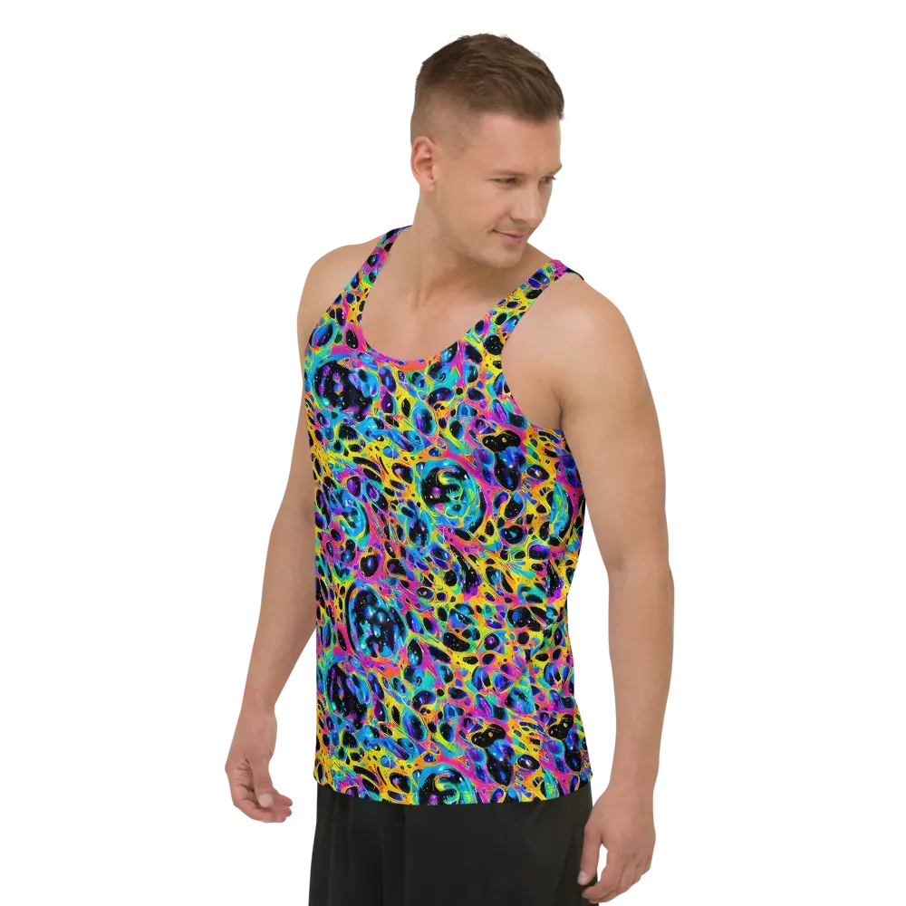 Luminous Spill on Men's Tank Top — Left Front