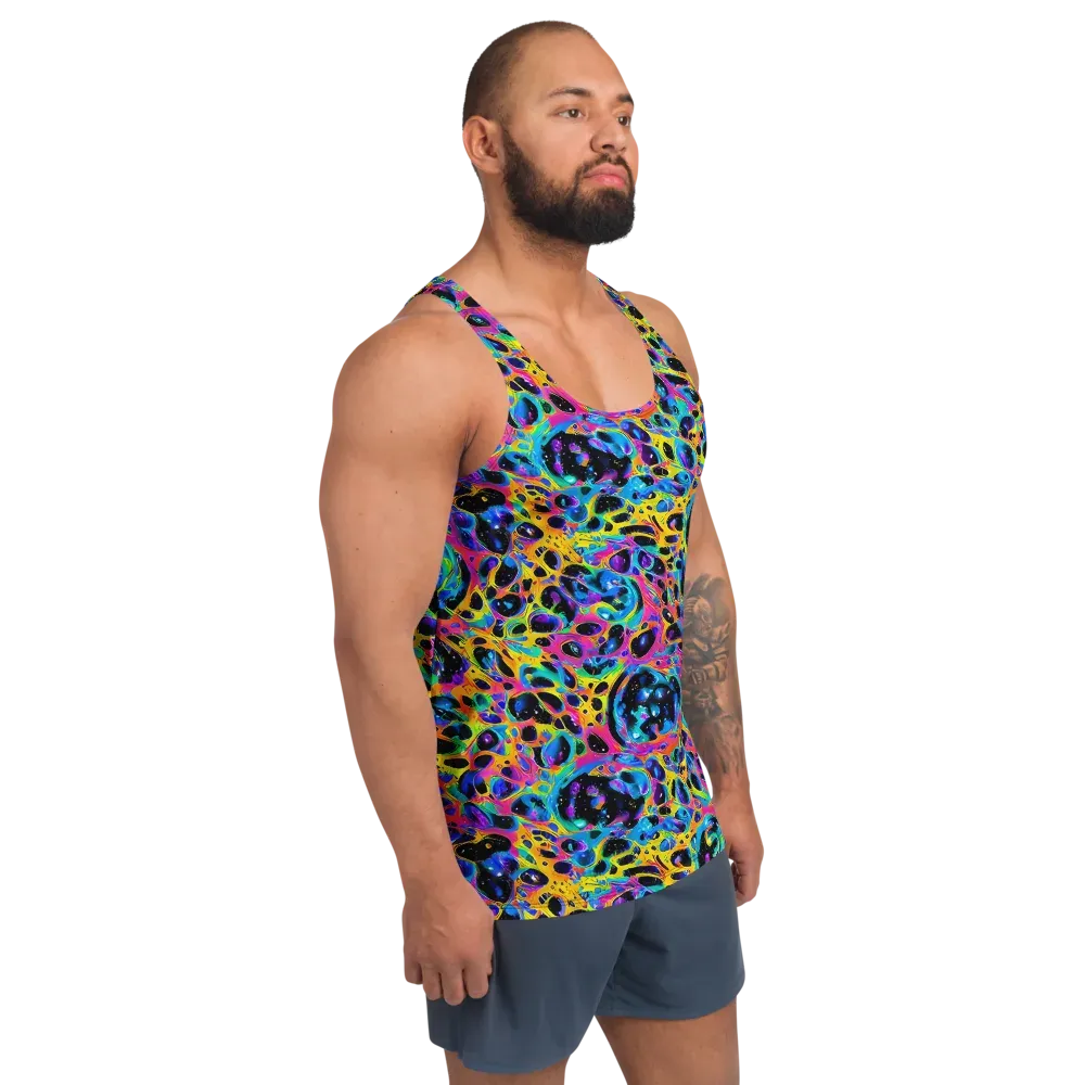 Luminous Spill on Men's Tank Top — Right Front
