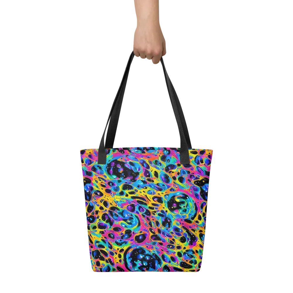 Luminous Spill on Tote Bag — Front