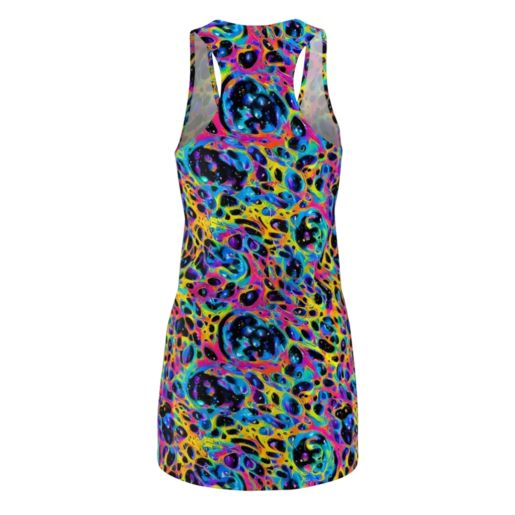 Luminous Spill on Racerback Dress — Back
