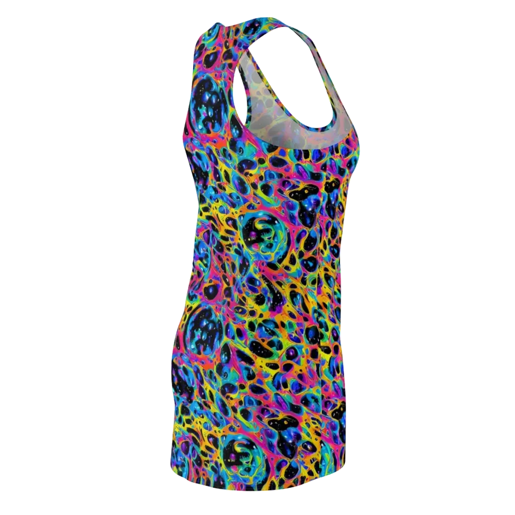 Luminous Spill on Racerback Dress — Back Side