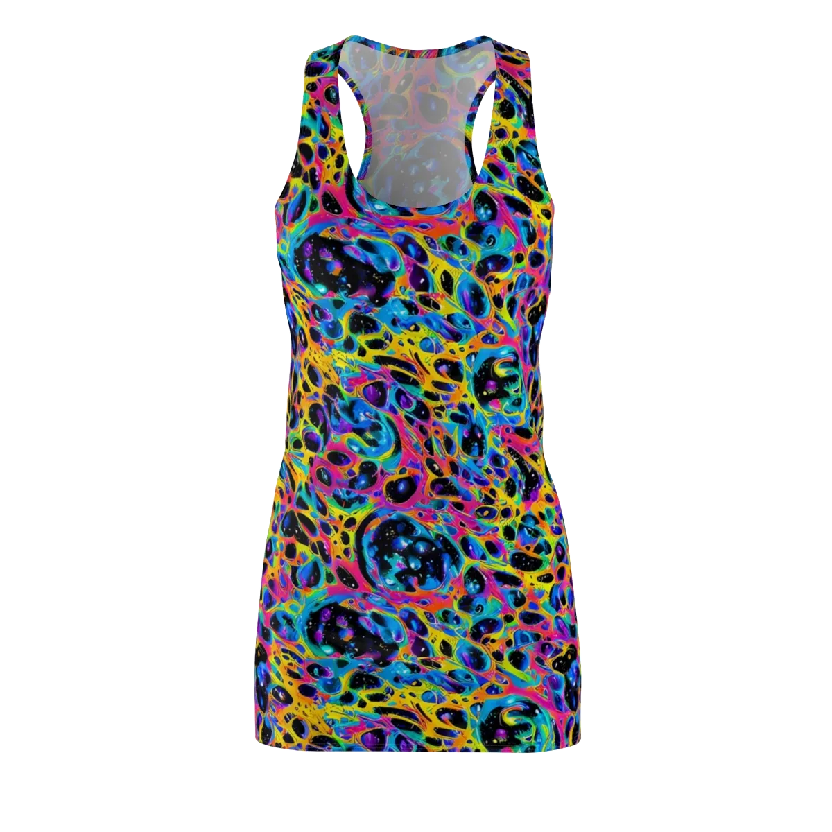 Luminous Spill on Racerback Dress — Front