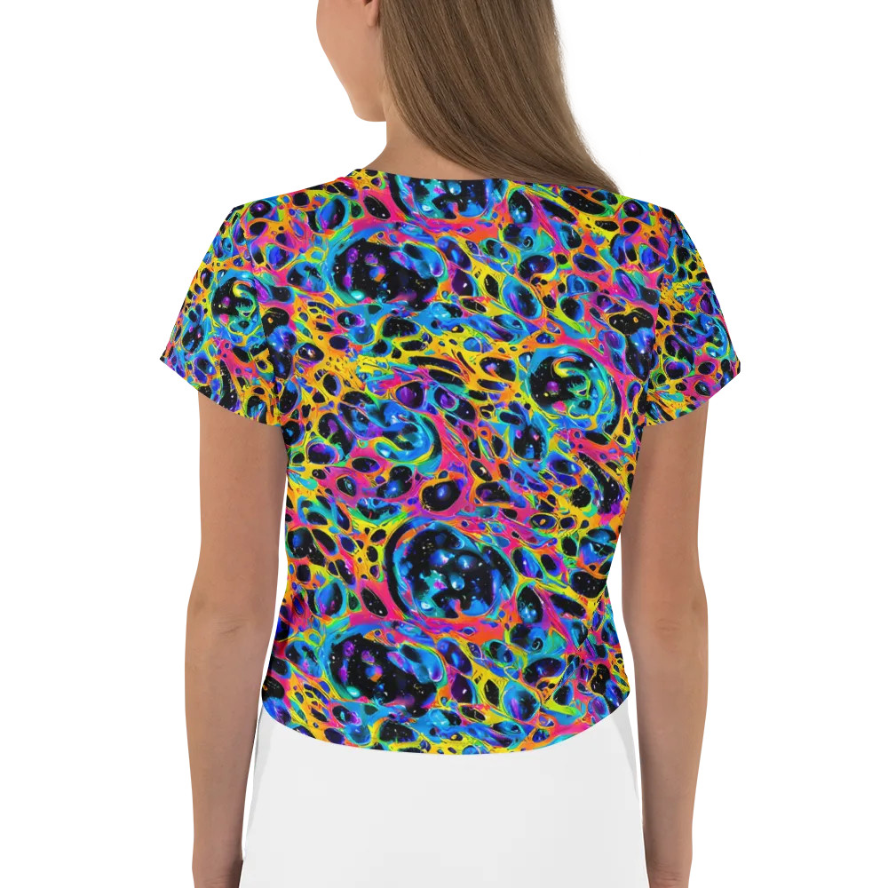 Luminous Spill on Crop Tee — Back