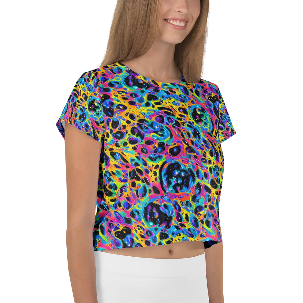 Luminous Spill on Crop Tee — Right