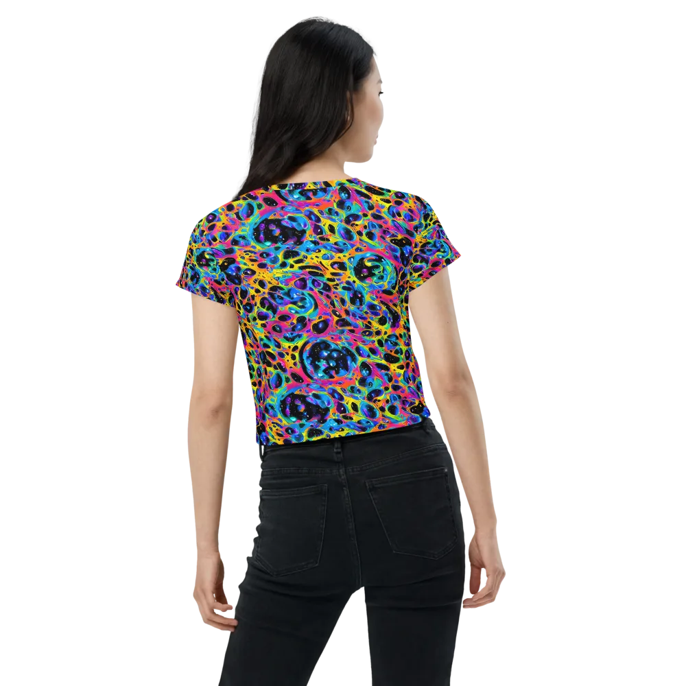 Luminous Spill on Crop Tee — Back