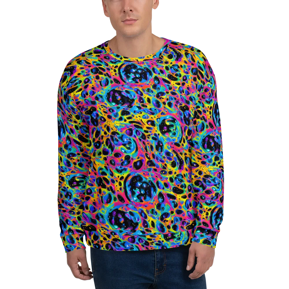 Luminous Spill on Sweatshirt — Front