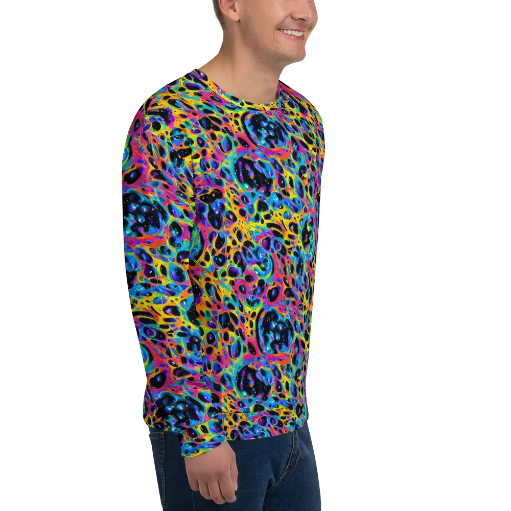 Luminous Spill on Sweatshirt — Right Front