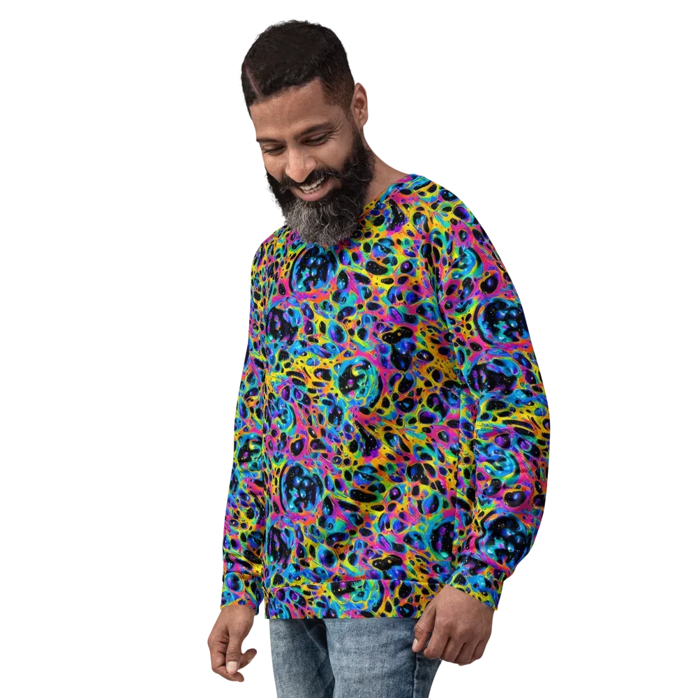 Luminous Spill on Sweatshirt — Left Front