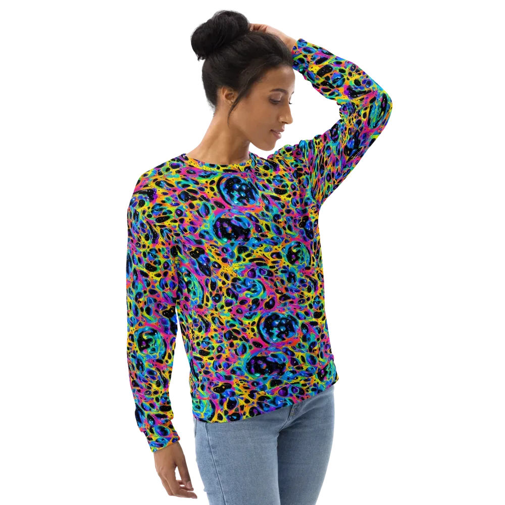 Luminous Spill on Sweatshirt — Right Front