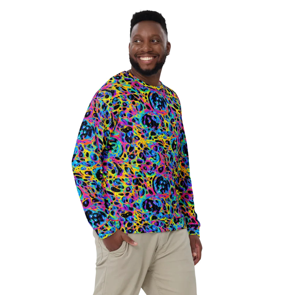 Luminous Spill on Sweatshirt — Front