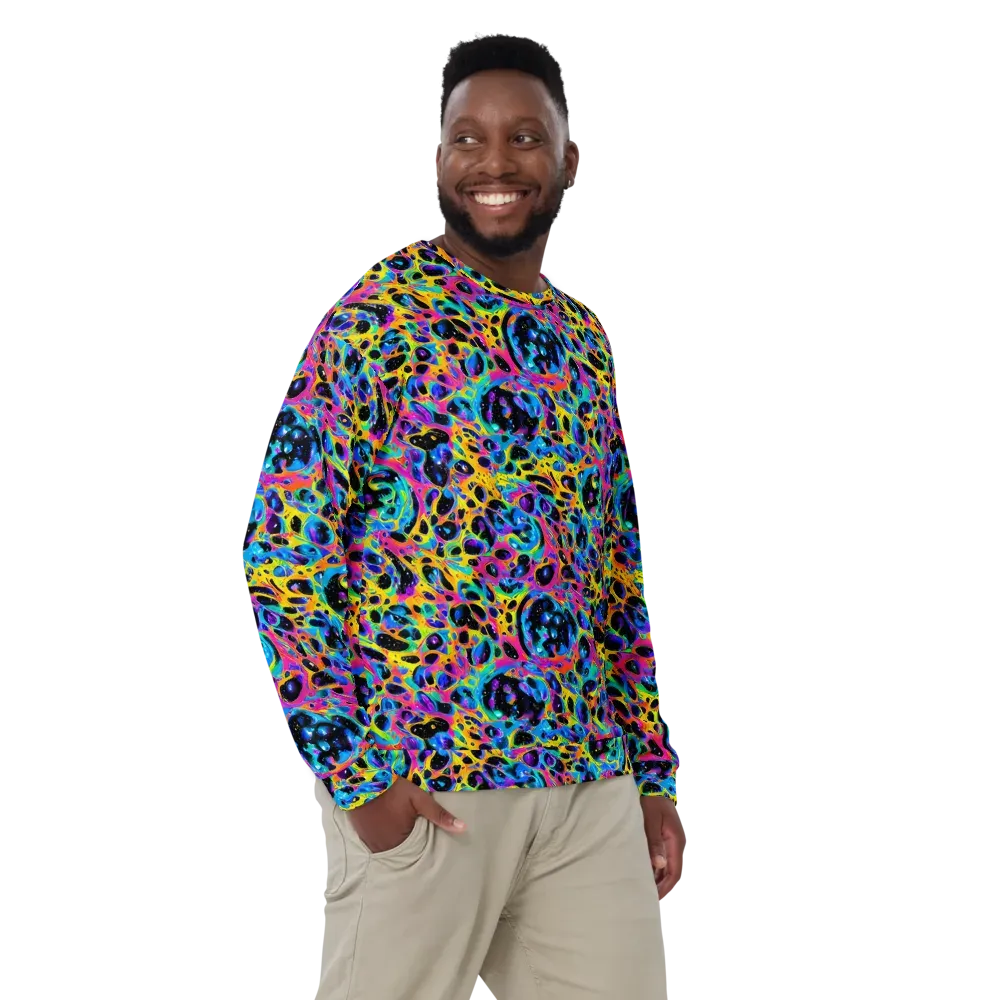 Luminous Spill on Sweatshirt — Front