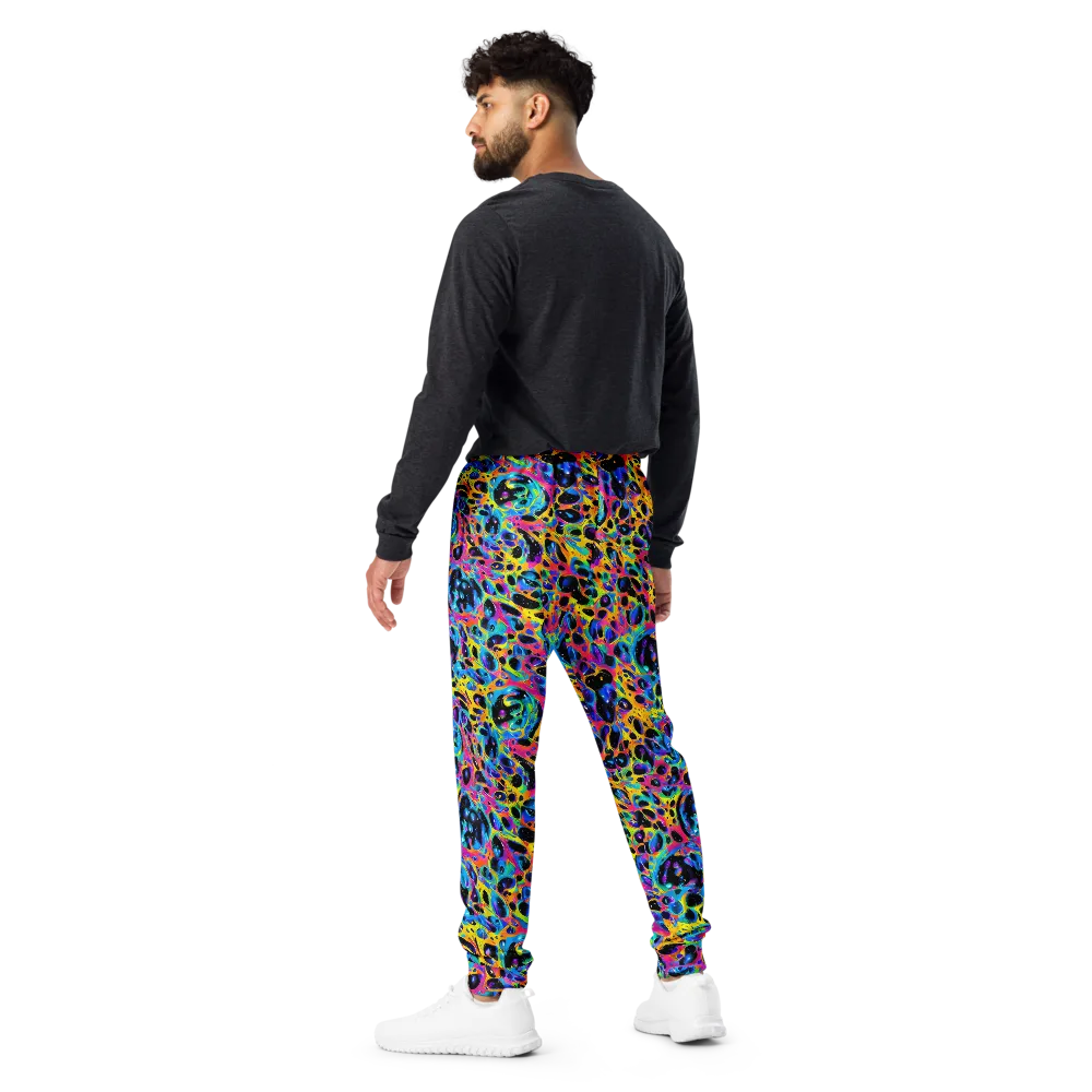Luminous Spill on Men's Joggers — Back
