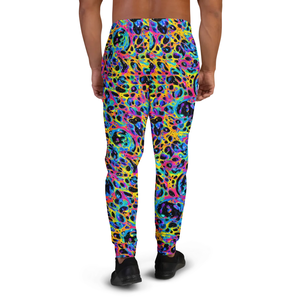 Luminous Spill on Men's Joggers — Back