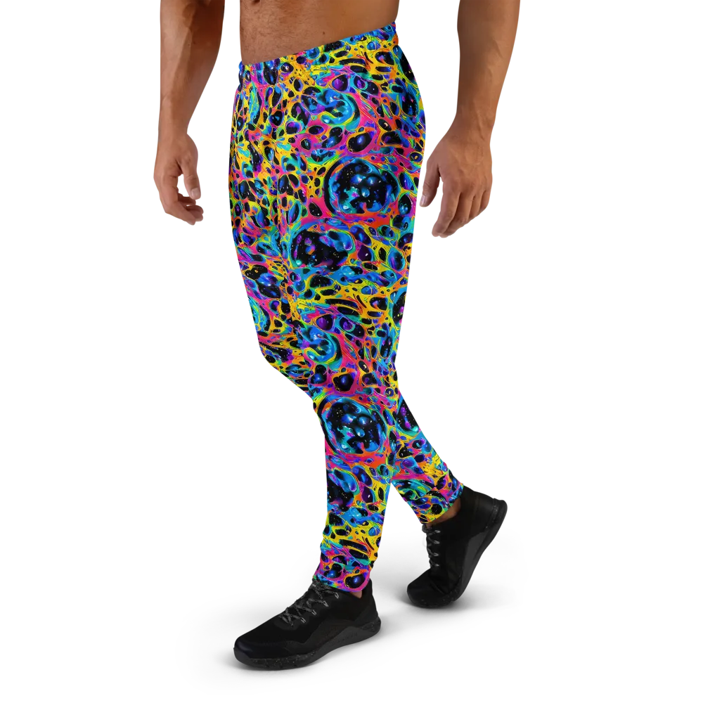 Luminous Spill on Men's Joggers — Left