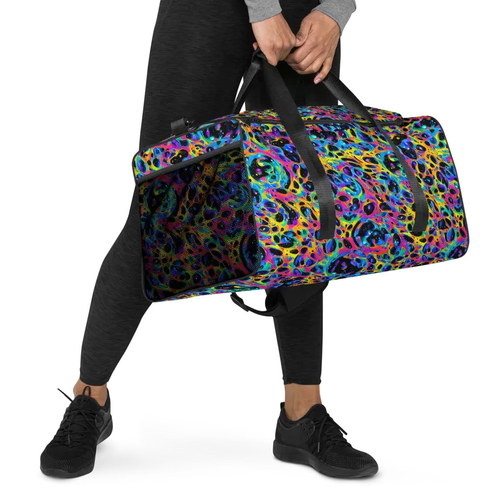 Luminous Spill on Duffle Bag — Right Front