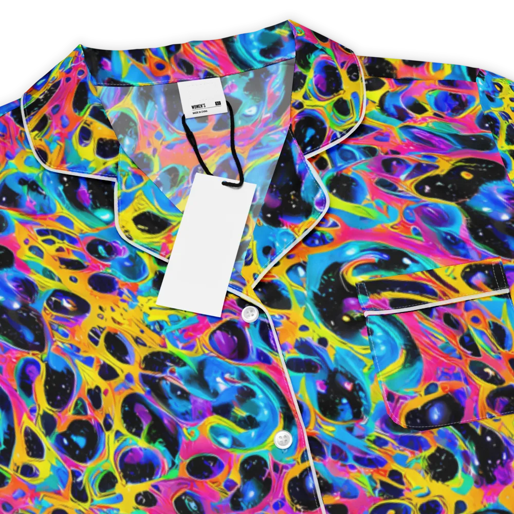 Luminous Spill on Women's Short Sleeve Pajama Top — Product details