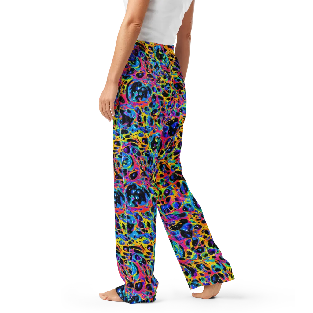 Luminous Spill on Women's Pajama Pants — Left
