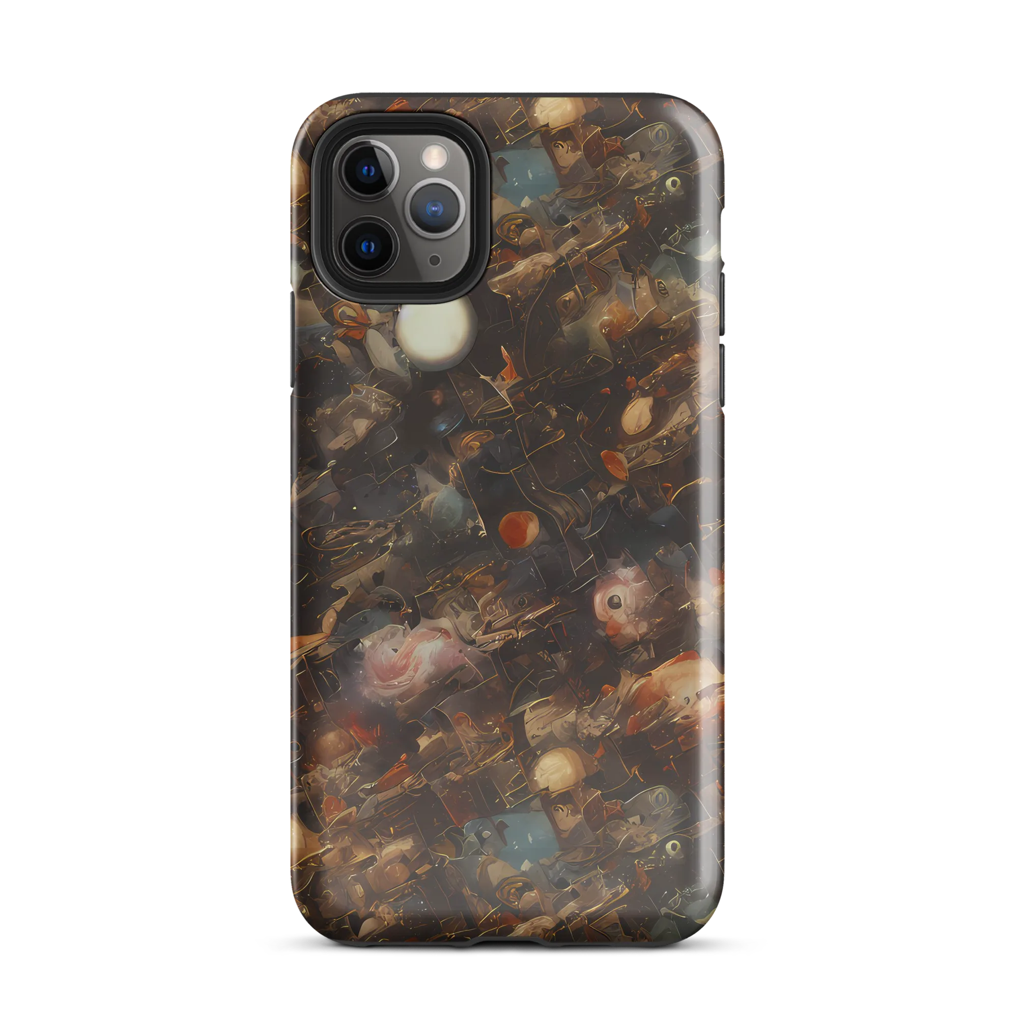 Bronze Nebula on Tough Case for iPhone® — Front