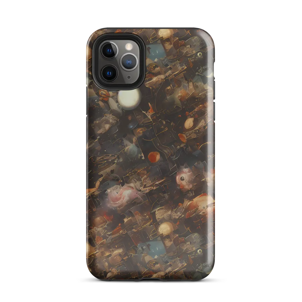 Bronze Nebula on Tough Case for iPhone® — Front