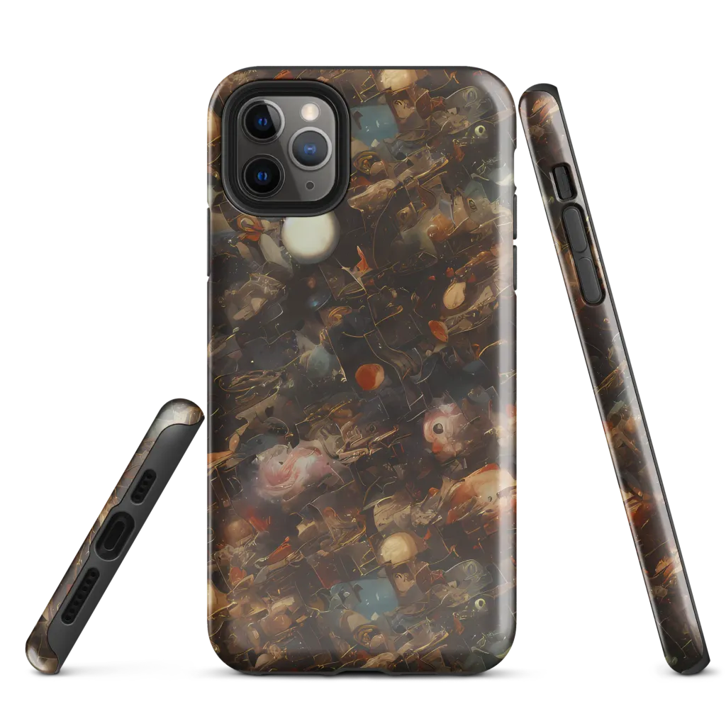 Bronze Nebula on Tough Case for iPhone® — Front