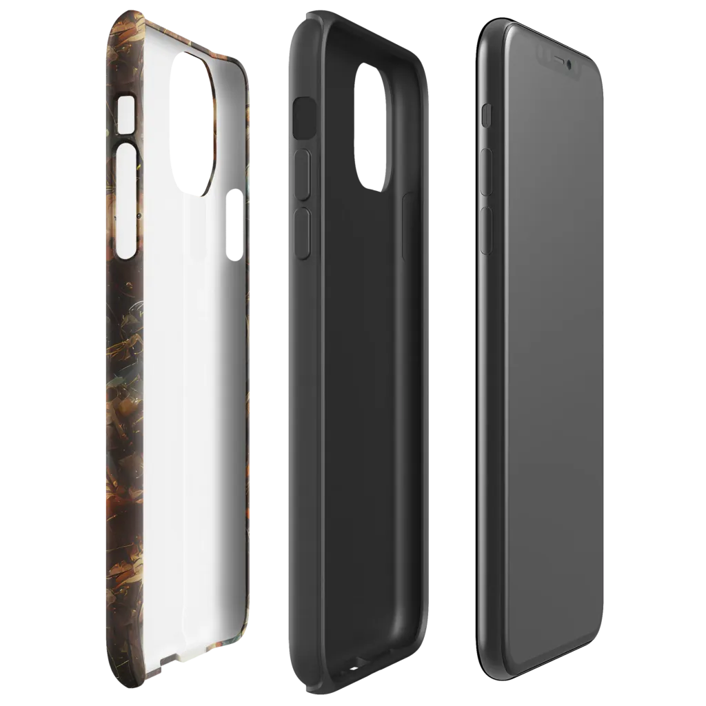 Bronze Nebula on Tough Case for iPhone® — Right