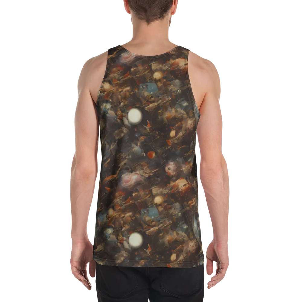 Bronze Nebula on Men's Tank Top — Back
