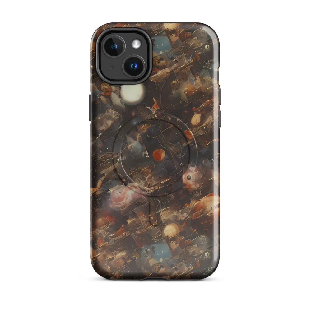 Bronze Nebula on MagSafe Tough Case for iPhone® — Front