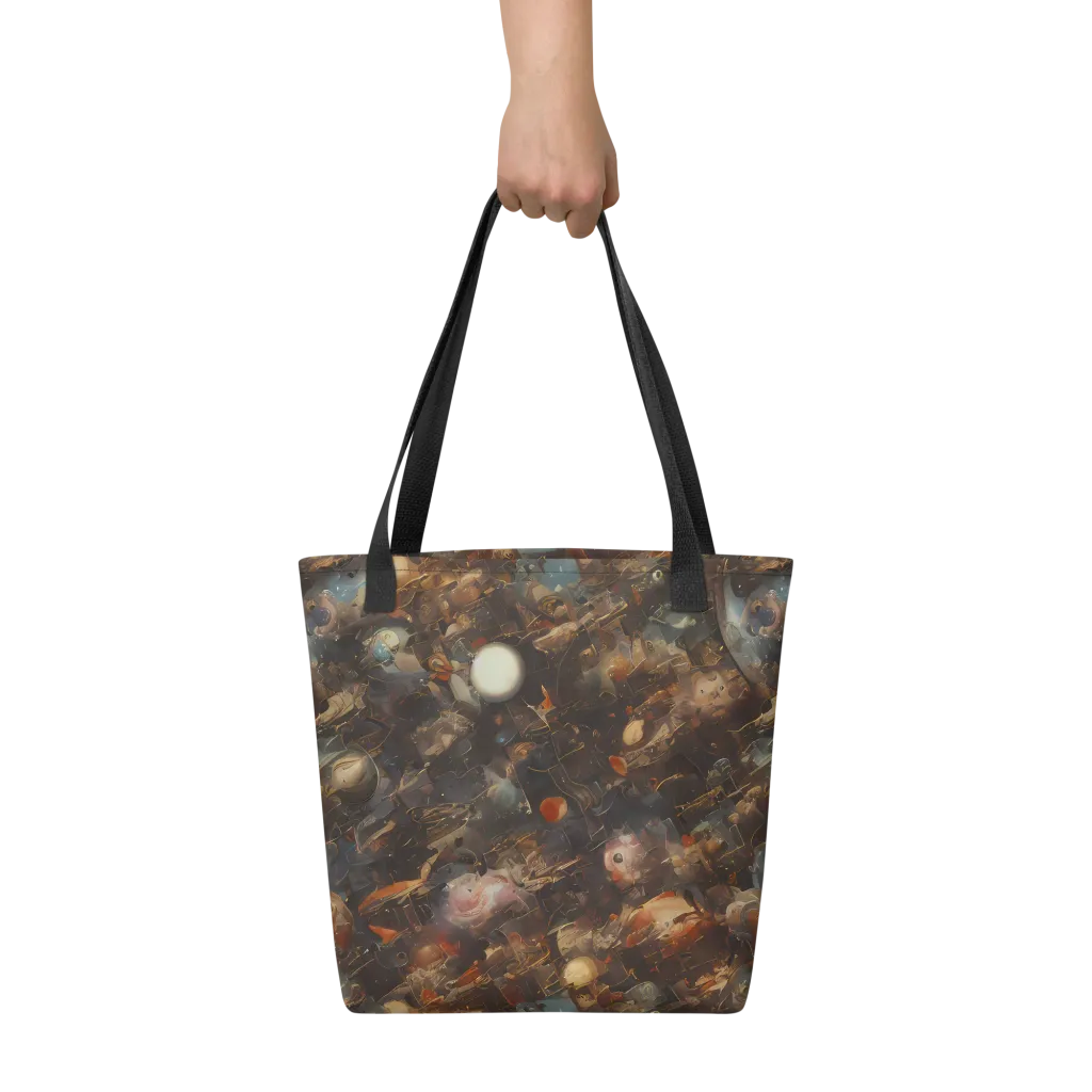 Bronze Nebula on Tote Bag — Front