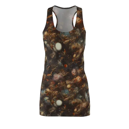 Bronze Nebula on a Racerback Dress
