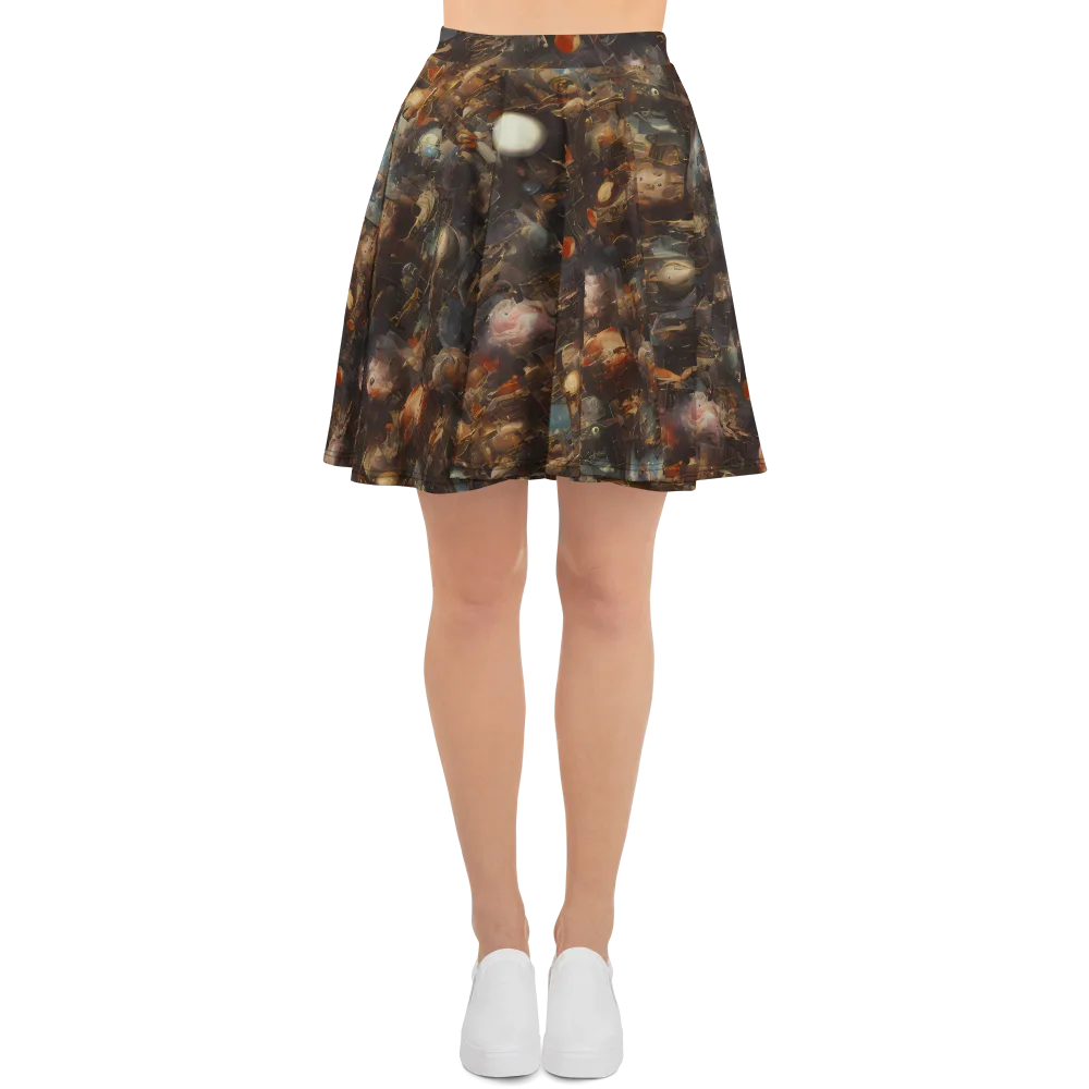 Bronze Nebula on Skater Skirt — Front