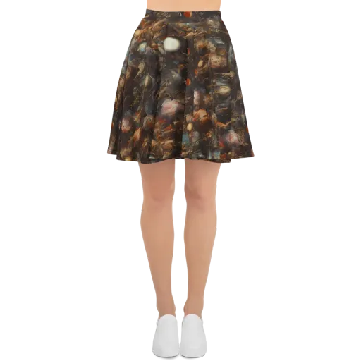 Bronze Nebula on a Skater Skirt